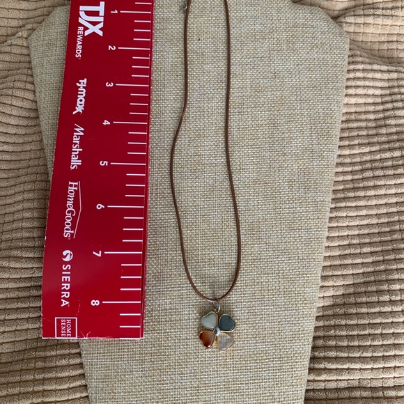 Vintage agate four leaf clover. - Picture 6 of 7